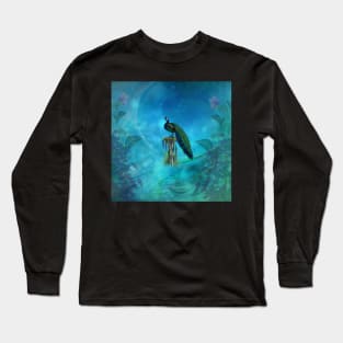 The unique beauty of the fascinating peacock Long Sleeve T-Shirt